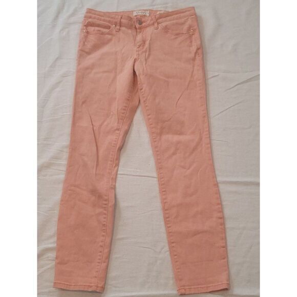 Jessica‎ Simpson Jeans Women Sz 28 Forever Rolled Skinny Peach Everyday - Picture 1 of 7